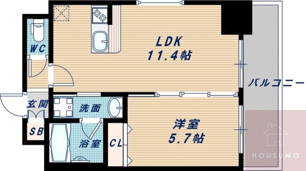 ORSUS新大阪の物件間取画像